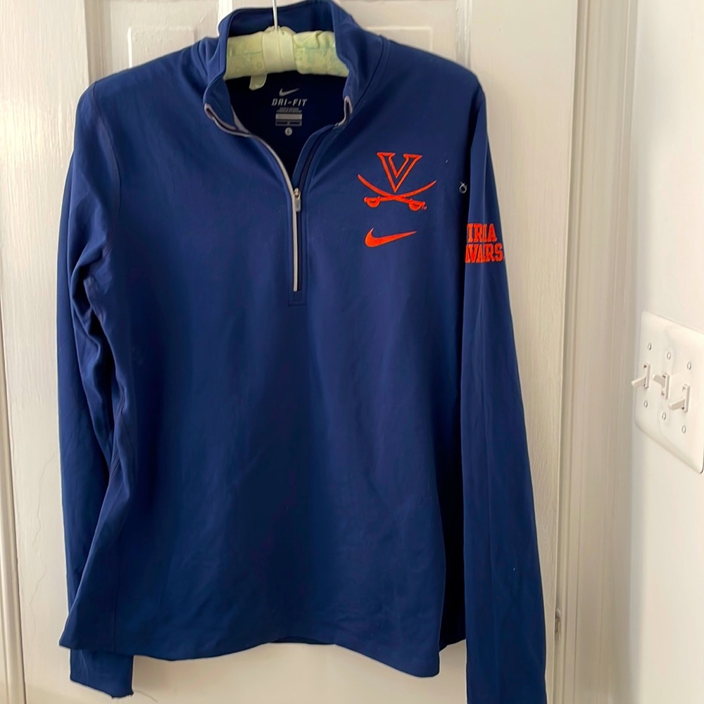 UVA Women’s Half zip dri fit lightweight pullover NWOT